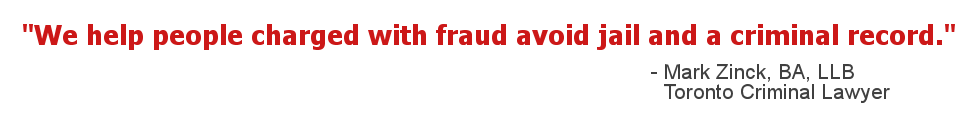 Fraud Under $5000 charges lawyer in Ontario, Canada